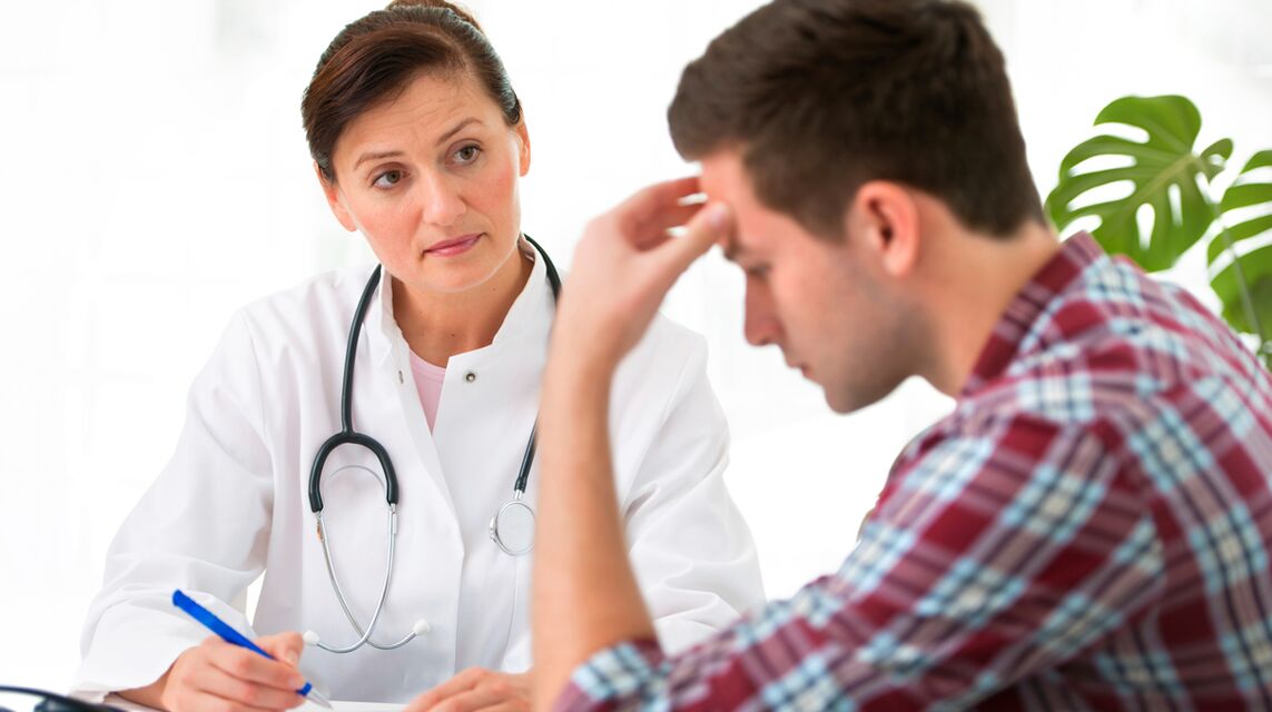 Cita con el médico antes del agrandamiento del pene